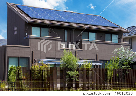 生態住宅_太陽能發電廠,單流屋頂 生態住宅_太陽能發電廠,單流屋頂 46012036