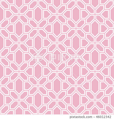 Abstract geometry pattern in Arabian style. Abstract geometry pattern in Arabian style. 46012342