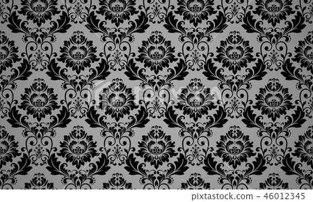 Wallpaper in the style of Baroque. Seamless Wallpaper in the style of Baroque. Seamless 46012345