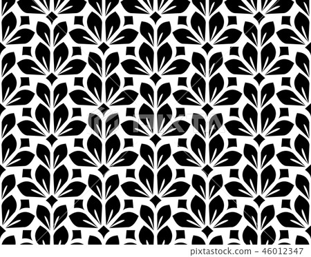 Flower geometric pattern. Seamless background. Flower geometric pattern. Seamless background. 46012347