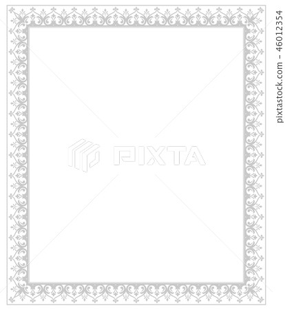 Decorative frame Elegant element for design Decorative frame Elegant element for design 46012354