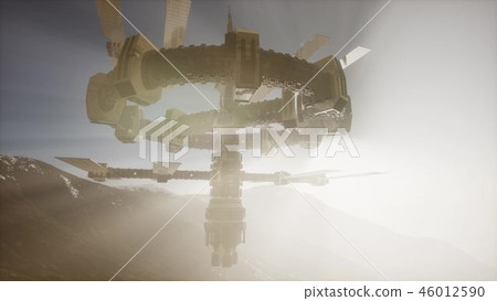Alien UFO at Earth 46012590
