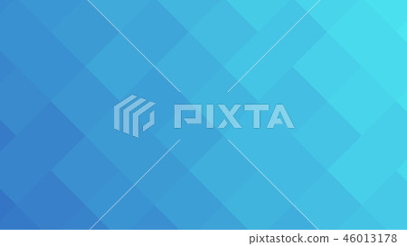 Abstract blue neon background. Rectangular geometric pattern. Mosaic. Abstract vector illustration 46013178