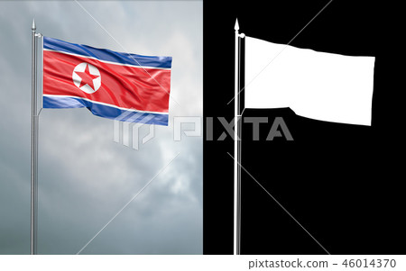 Flag of the Democratic People's Republic of Korea 46014370