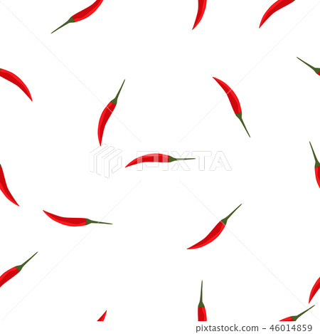 Seamless food pattern red hot chili pepper Seamless food pattern red hot chili pepper 46014859