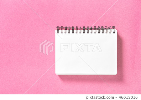 Spirale book pink background Paper notepad Spirale book pink background Paper notepad 46015016