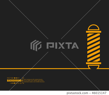 Abstract creative concept vector line draw background for web, mobile app, illustration template 46015147