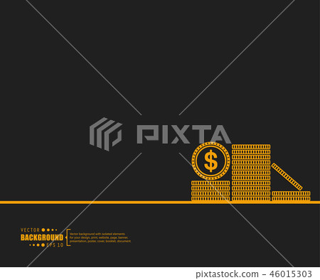 Abstract creative concept vector line draw background for web, mobile app, illustration template Abstract creative concept vector line draw background for web, mobile app, illustration template 46015303