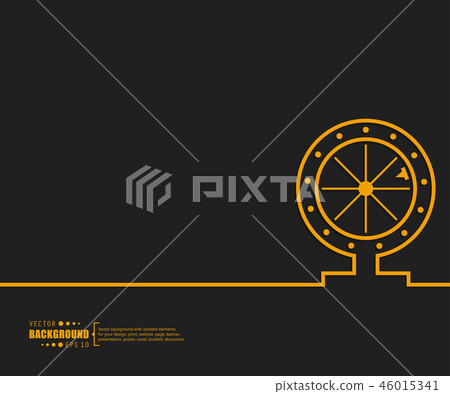 Abstract creative concept vector line draw background for web, mobile app, illustration template 46015341