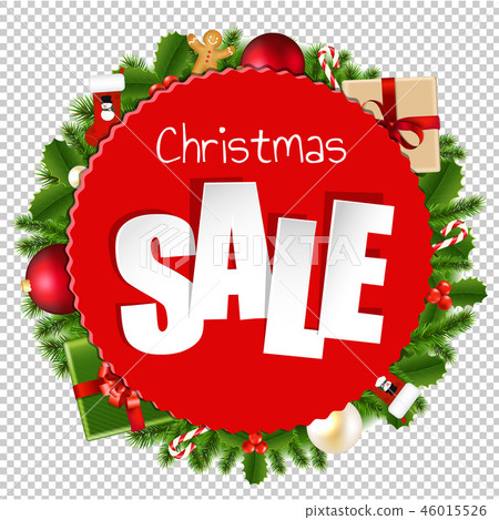 Christmas Sale Banner Transparent Background 46015526