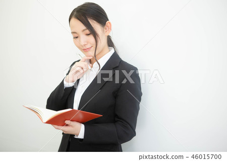 Business woman twenties notebook 46015700