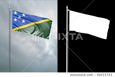 State flag of the Solomon Islands  46015743