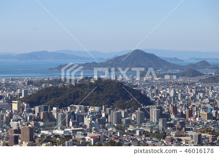 Scenery seen from Awajigatake Observatory 46016178