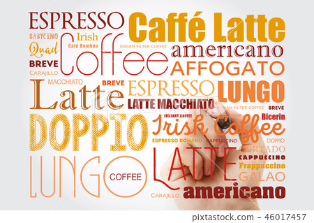 List of coffee drinks words cloud collage List of coffee drinks words cloud collage 46017457
