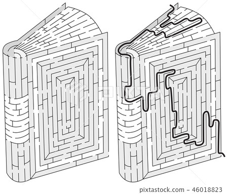 Book maze Book maze 46018823