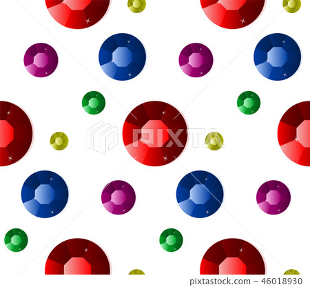 Jewels seamless pattern Jewels seamless pattern 46018930