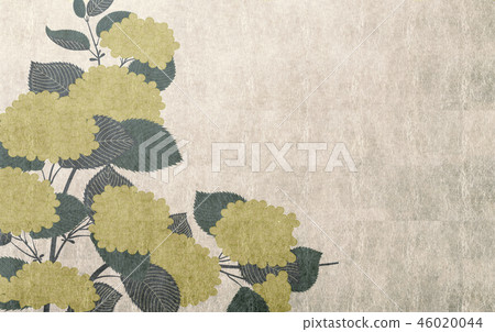Japanese style background hydrangea 46020044