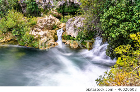 Mala Kravica waterfall on the Trebizat River in Bosnia and Herzegovina 46020608