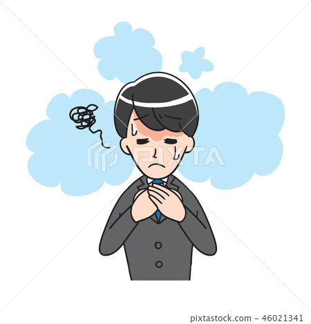 Unwell man - Stock Illustration [46021341] - PIXTA