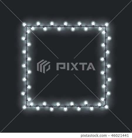 Festive square glowing garland 46021441