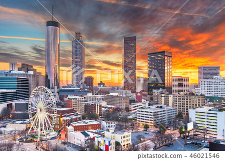 Atlanta, Georgia, USA Downtown Skyline Atlanta, Georgia, USA Downtown Skyline 46021546