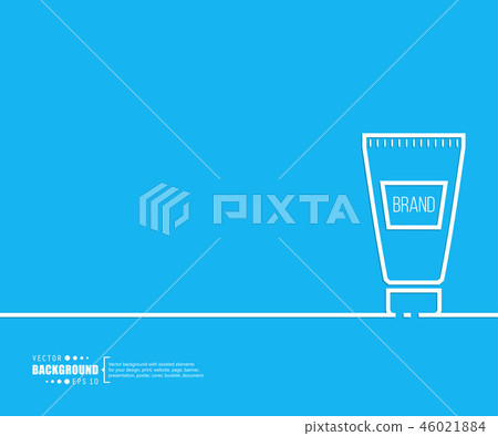 Abstract creative concept vector line draw background for web, mobile app, illustration template 46021884