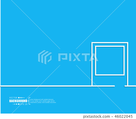 Abstract creative concept vector line draw background for web, mobile app, illustration template 46022045