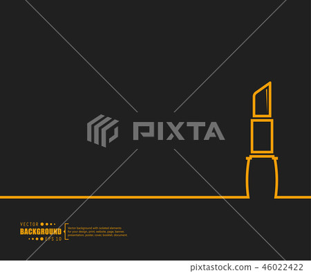 Abstract creative concept vector line draw background for web, mobile app, illustration template 46022422