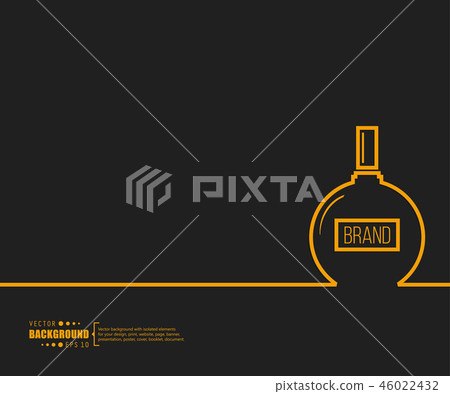 Abstract creative concept vector line draw background for web, mobile app, illustration template 46022432
