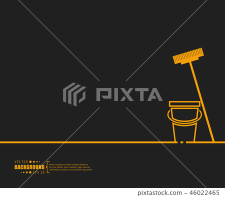 Abstract creative concept vector line draw background for web, mobile app, illustration template 46022465