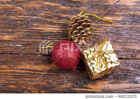 Christmas card with toys Christmas card with toys 46022870