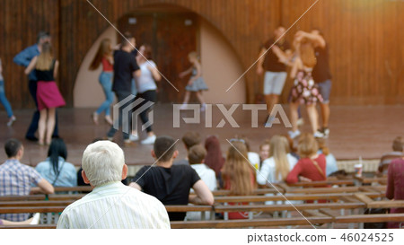 People at outdoor concert. People at outdoor concert. 46024525