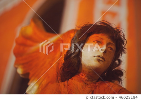 Red Angel Sculpture 46025184
