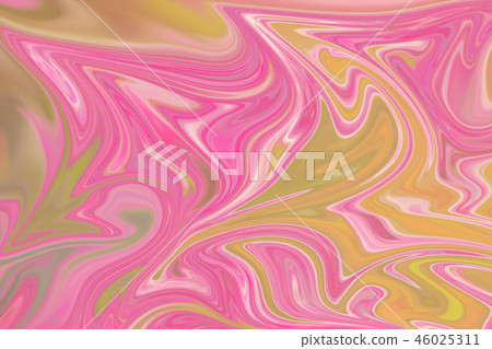 Liquify Abstract Pattern With Pink, Yellow Liquify Abstract Pattern With Pink, Yellow 46025311
