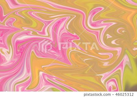 Liquify Abstract Pattern With Pink, Yellow Liquify Abstract Pattern With Pink, Yellow 46025312