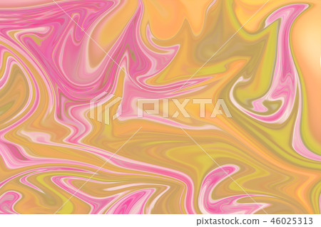 Liquify Abstract Pattern With Pink, Yellow Liquify Abstract Pattern With Pink, Yellow 46025313