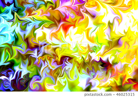 Liquify Abstract Pattern With Multicolor Art Form. Liquify Abstract Pattern With Multicolor Art Form. 46025315