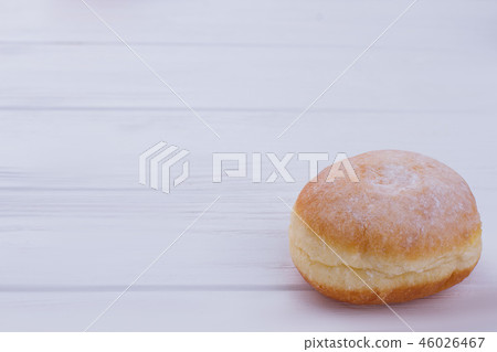 Freshly baked doughnut with copy space. Freshly baked doughnut with copy space. 46026467