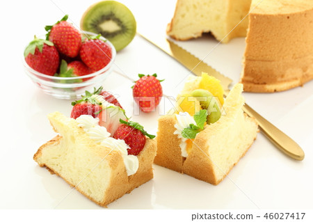 Chiffon cake sand 46027417