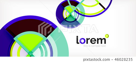 Modern geometric abstract background 46028235