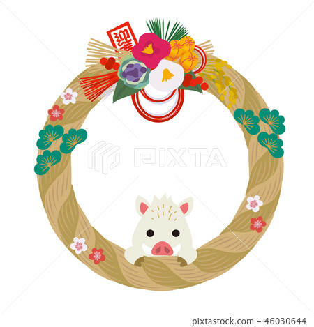 Material for new year's cards 46030644