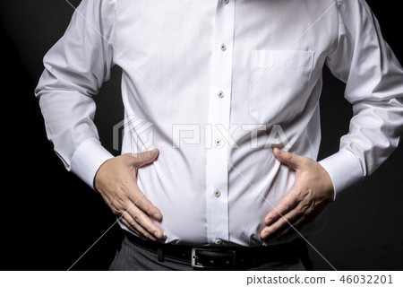 Men who care about fat belly 46032201