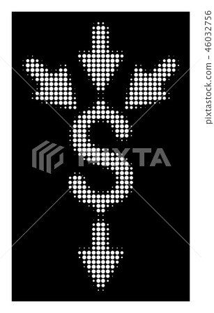 White Halftone Combine Payments Icon White Halftone Combine Payments Icon 46032756