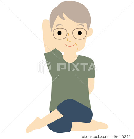 Yoga Poes Go Muca Asanna (Beef Pose) Illustration Yoga Poes Go Muca Asanna (Beef Pose) Illustration 46035245