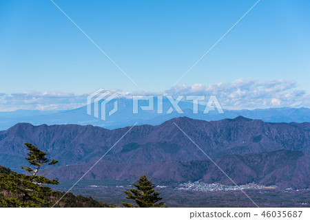 Yatsugatake from Mt. Fuji mountain trail 46035687