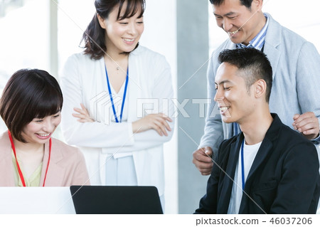 Business meeting office casual business scene office scene Business meeting office casual business scene office scene 46037206