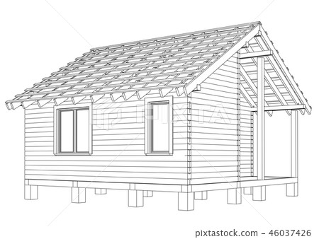 Sketch of small house 46037426
