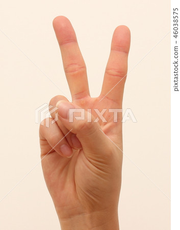 2 hand signs 2 hand signs 46038575