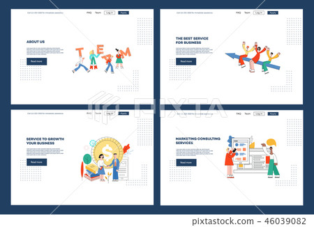 Vector effective team work poster work colleagues 46039082