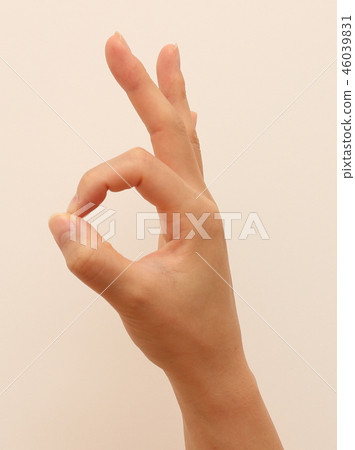 OK woman's hand OK woman's hand 46039831